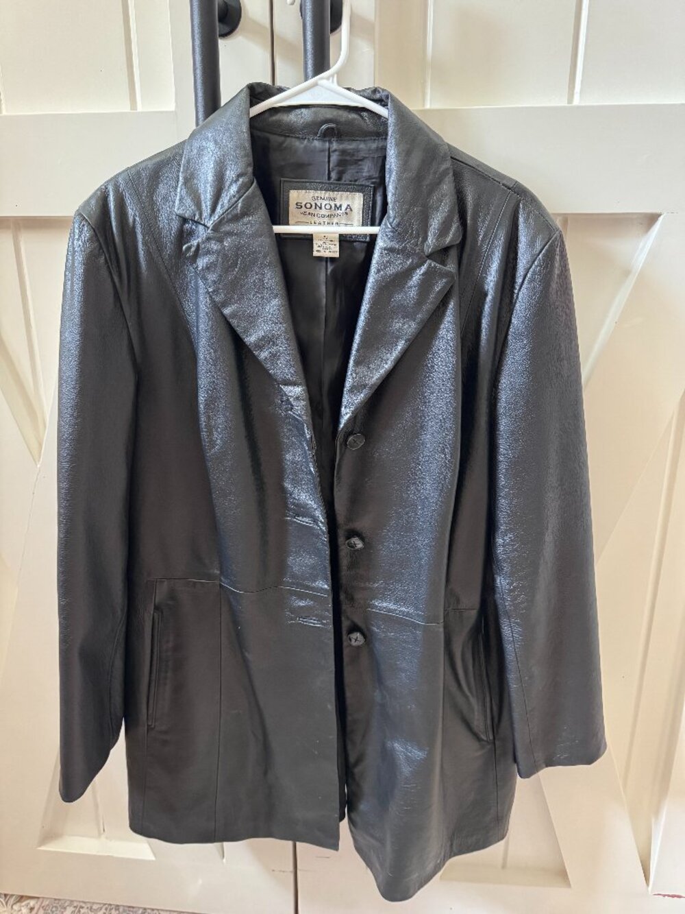 Sonoma Black 100% Leather Jacket